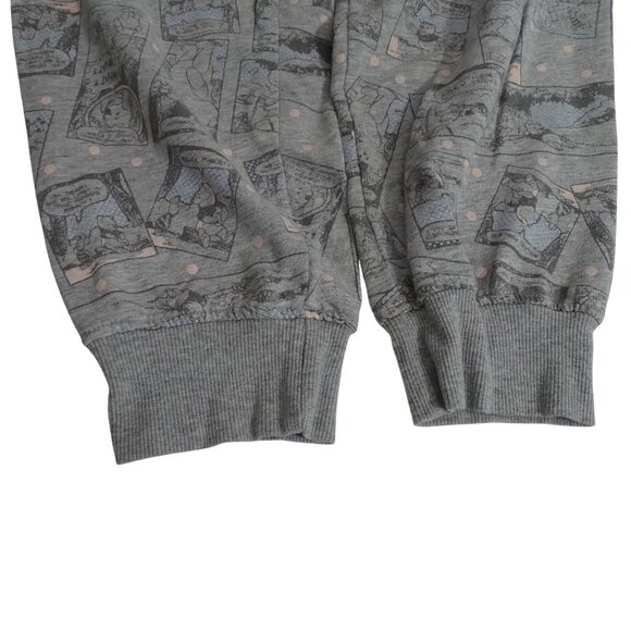 Disney Winnie The Pooh Pajama Lounge Pants Women Size L 12 14 Heather Grey FLAW - Picture 4 of 14